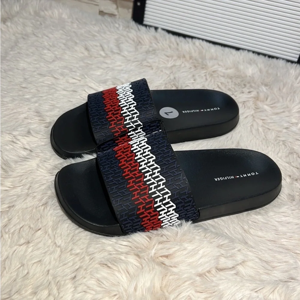 TOMMY HILFIGER Slide Sandals.